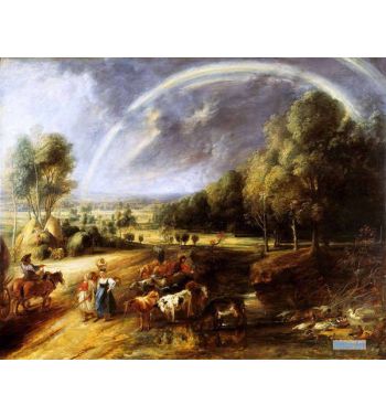 Landscape With A Rainbow