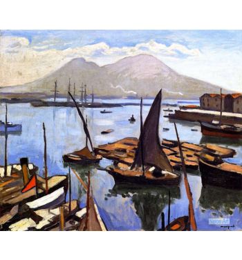 The Port Of Naples, 1909