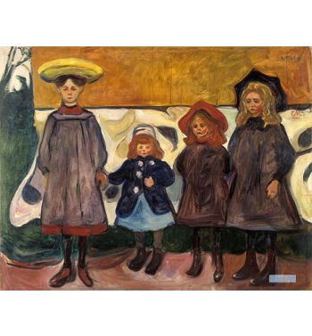 Four Girls In Asgardstrand, 1903