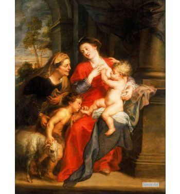 Virgin And Child With Sts Elizabeth And John The Baptist