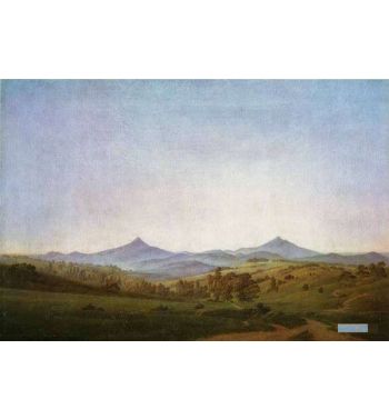 Bohemian Landscape With Mount Milleschauer