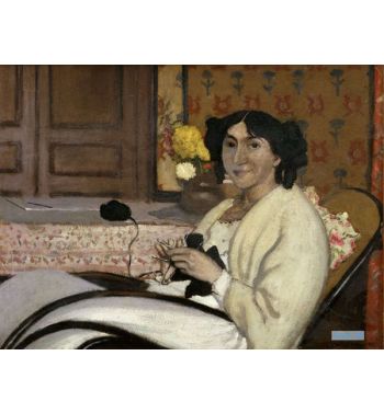 Portrait De Madame Rodrigues Vallotton, The Artists Wife, 1902