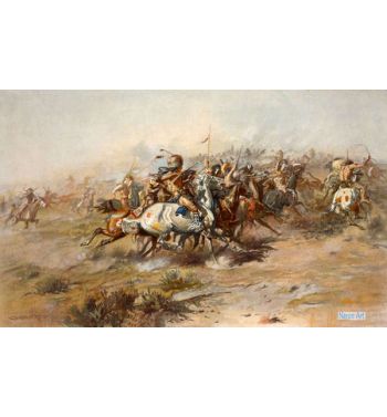 The Battle Of Little Bighorn, June 1876, Pub 1905