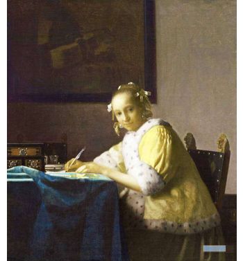 A Lady Writing A Letter