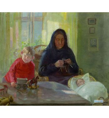 Grandmother With Children