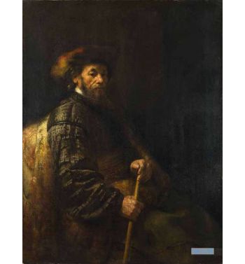 Seated Man With A Stick