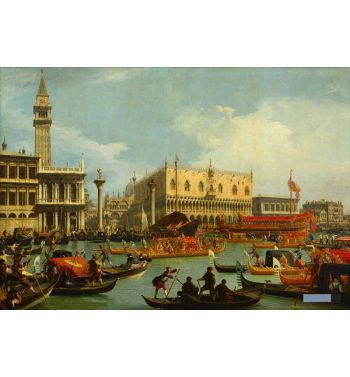 Bucentaur's Return To The Pier By The Palazzo Ducale