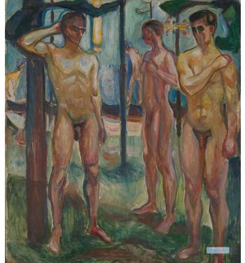 Naked Men In Landscape, 1920S 1