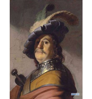 Man In A Gorget And Cap