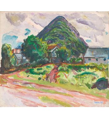House With Mountains In The Background, 1925