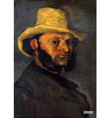 Gustave Boyer In A Straw Hat