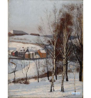 View From Fossveien, 1880