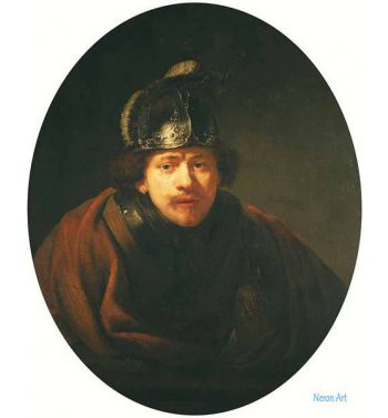 Self-Portrait With A Helmet