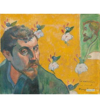 Self-Portrait With Portrait Of Émile Bernard Les Misérables 