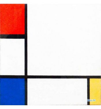 Composition No Iv With Red, Blue And Yellow