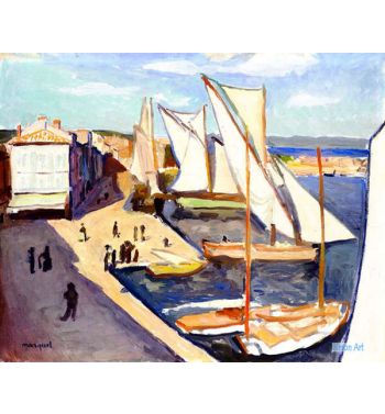 The Port Of Saint Tropez, 1905