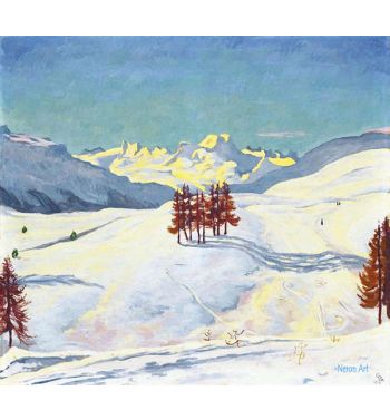Winter Near St.Moritz, 1916