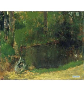The Pond In The Forest, 1867-1868
