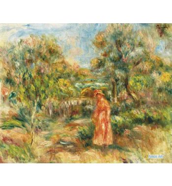 Woman In A Landscape In Cagnes