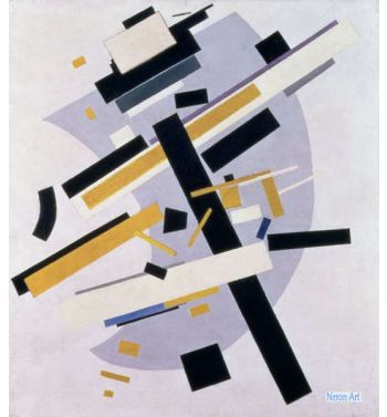 Supremus No 58 Dynamic Composition In Yellow And Black, 1916