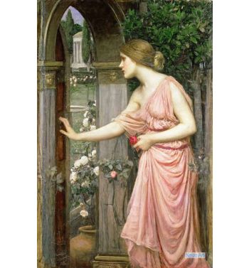 Psyche Opening The Door Into Cupid's Garden