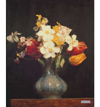 Narcissi And Tulips, 1862