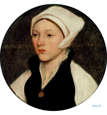 Young Woman With A White Coif