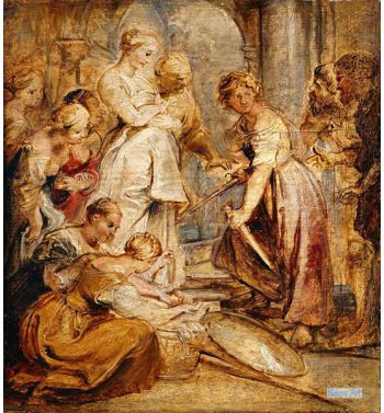 Achilles Amongst The Daughters Of Lycomedes