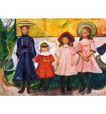 Four Girls In Asgardstrand, 1903