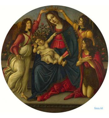 Virgin And Child With Saint John And Two Angels