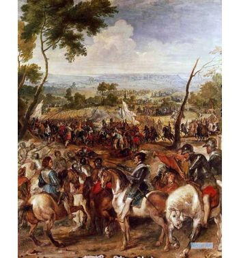 Pieter Snayers Henri IV At The Battle Of Arques