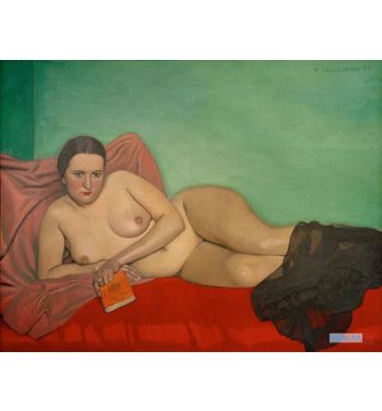 Naked Woman Holding A Book, 1