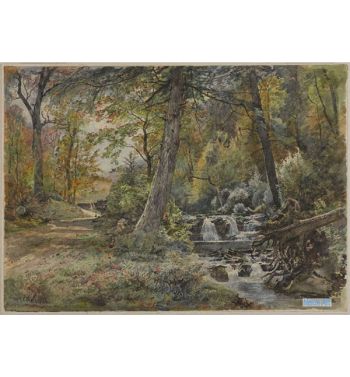Landscape With Stream And Road, Chester County, c1886