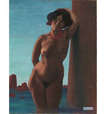 Bather With Red Rock, 1908