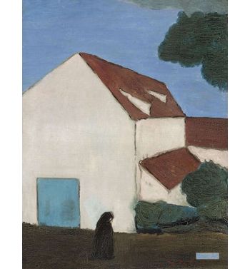 Farm And Figure Of A Woman