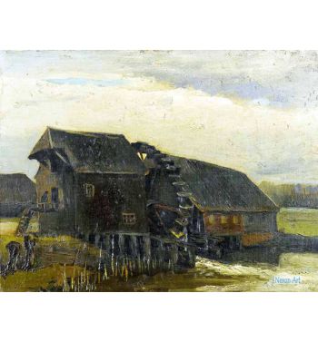 Water Mill At Opwetten