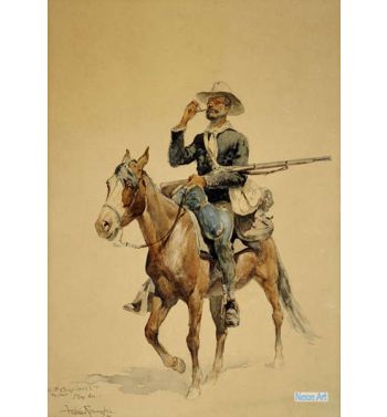 A Mounted Infantryman, 1890