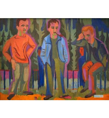 Three Artists Hermann Scherer, Kirchner, Paul Camenisch