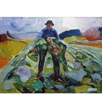 Man In The Cabbage Field, 1916