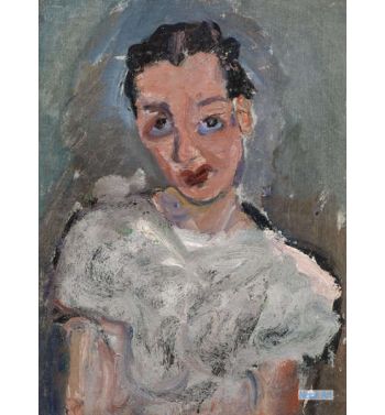 Young Woman In A White Blouse
