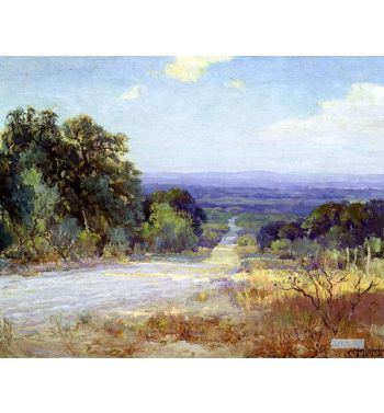 A White Road At Late Afternoon 1921
