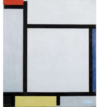 Composition With Red, Blue, Black, Yellow And Grey, 1921