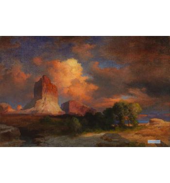 Sunset Cloud, Green River, Wyoming, 1917