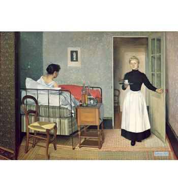 The Ill Child, Helene Chatenay 1892