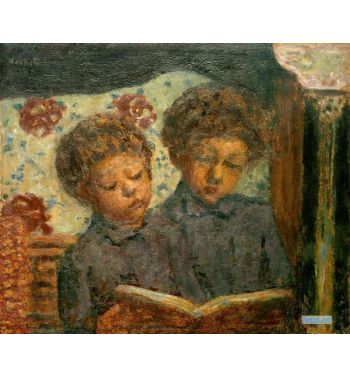 Children Reading, Charles And Jean Terrace