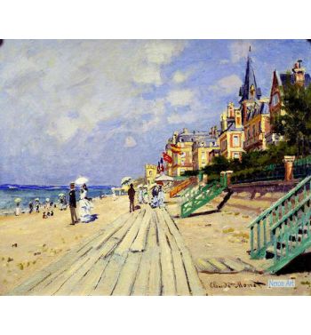 The Beach At Trouville 1870