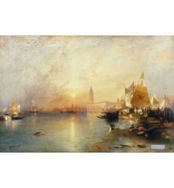 Sunset, Venice, Santa Maria And The Ducal Palace, 1902