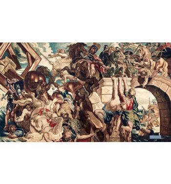 Triumph Of Constantine Over Maxentius At The Battle Of The Milvian Bridge