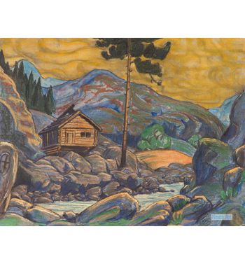 Hut In The Mountains 1911