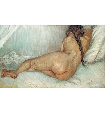 Nude Woman Reclining Seen From The Back